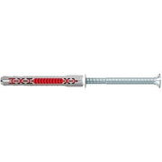 TASSELLO NYLON PROLUNGATO DUOXPAND FISCHER - VITE TSP CAVA TX  8X 80 T CF=PZ 50- 1 confezioni