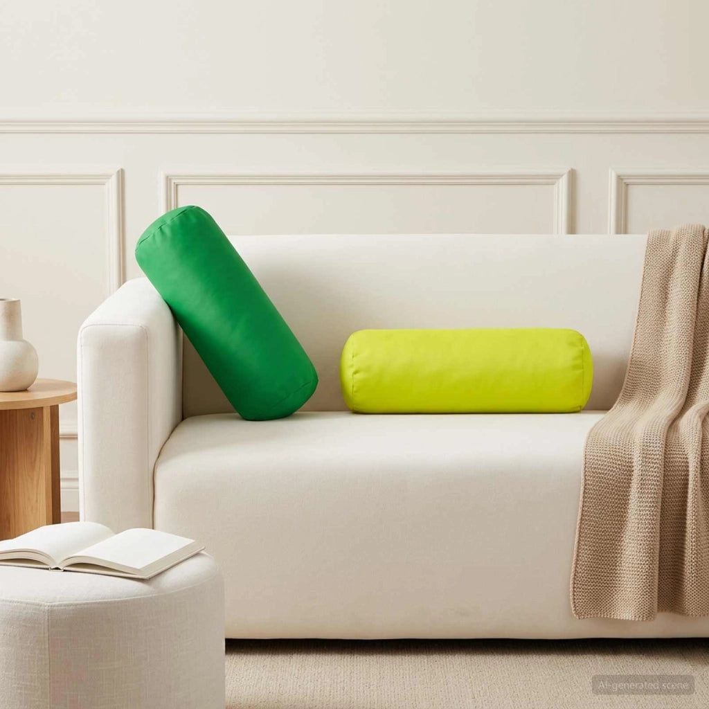 Cuscino con cuscino HEERLEN 6 pz Verde brillante. Poliestere 930120