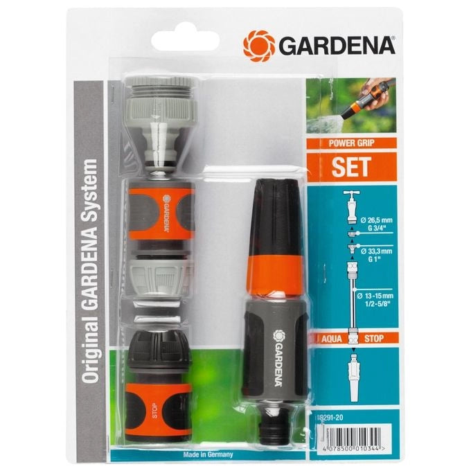 Gardena 18291-20 ugello atomizzatore per pistola ad acqua da giardino Ugello a spruzzo d'acqua da giardino Nero, Grigio, Arancione, Argento