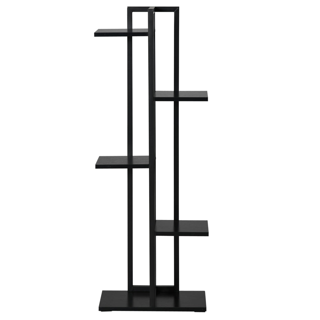 Scaffale per piante 5 livelli in metallo per interno ed esterno ¨C Zephmum ¨C 40x22x113cm nero