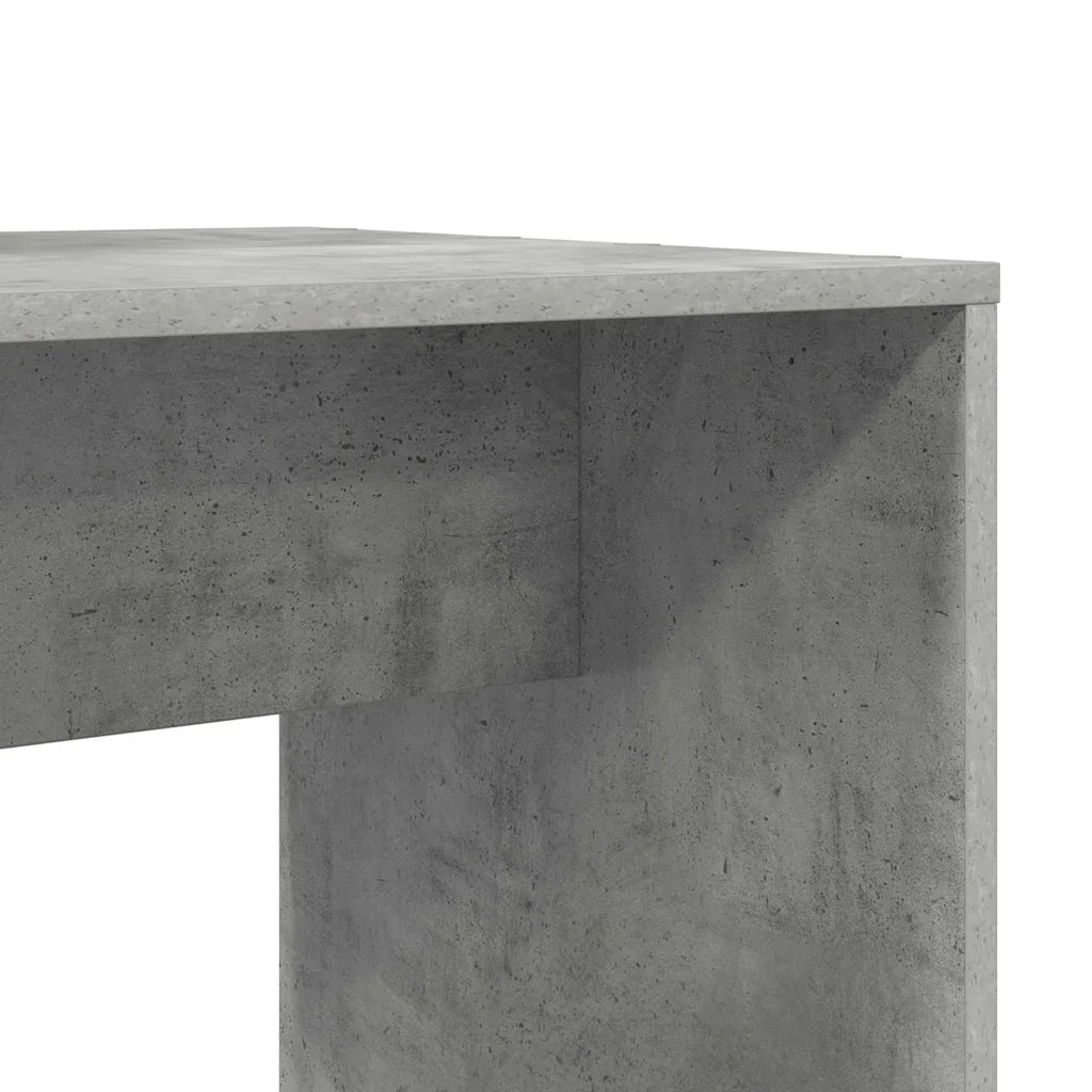 Scrivania con lo scaffale Grigio cemento 138,5 x 55 x 143 cm 3337252