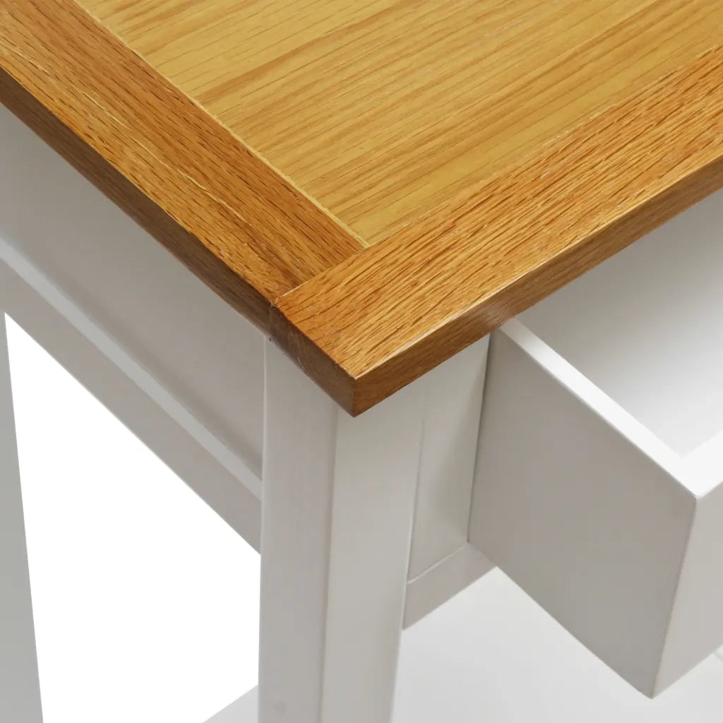 Tavolino da Salotto 50x32x75 cm in Massello di Rovere 247048