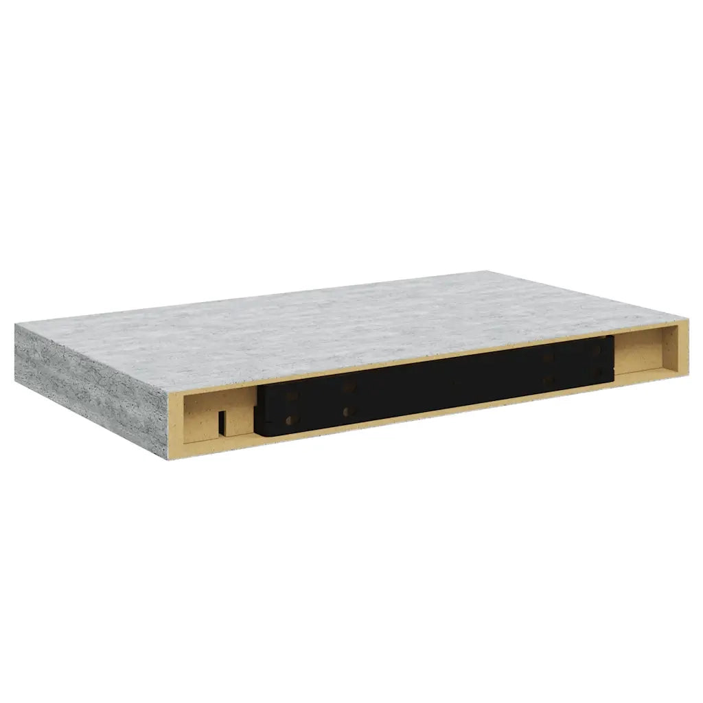 Scaffale a Parete Grigio Cemento 40x23x3,8 cm in MDF cod mxl 65854