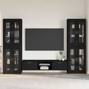 Set mobile TV con cassetto FLORIN 3 pcs Nero Legno multistrato 3397985