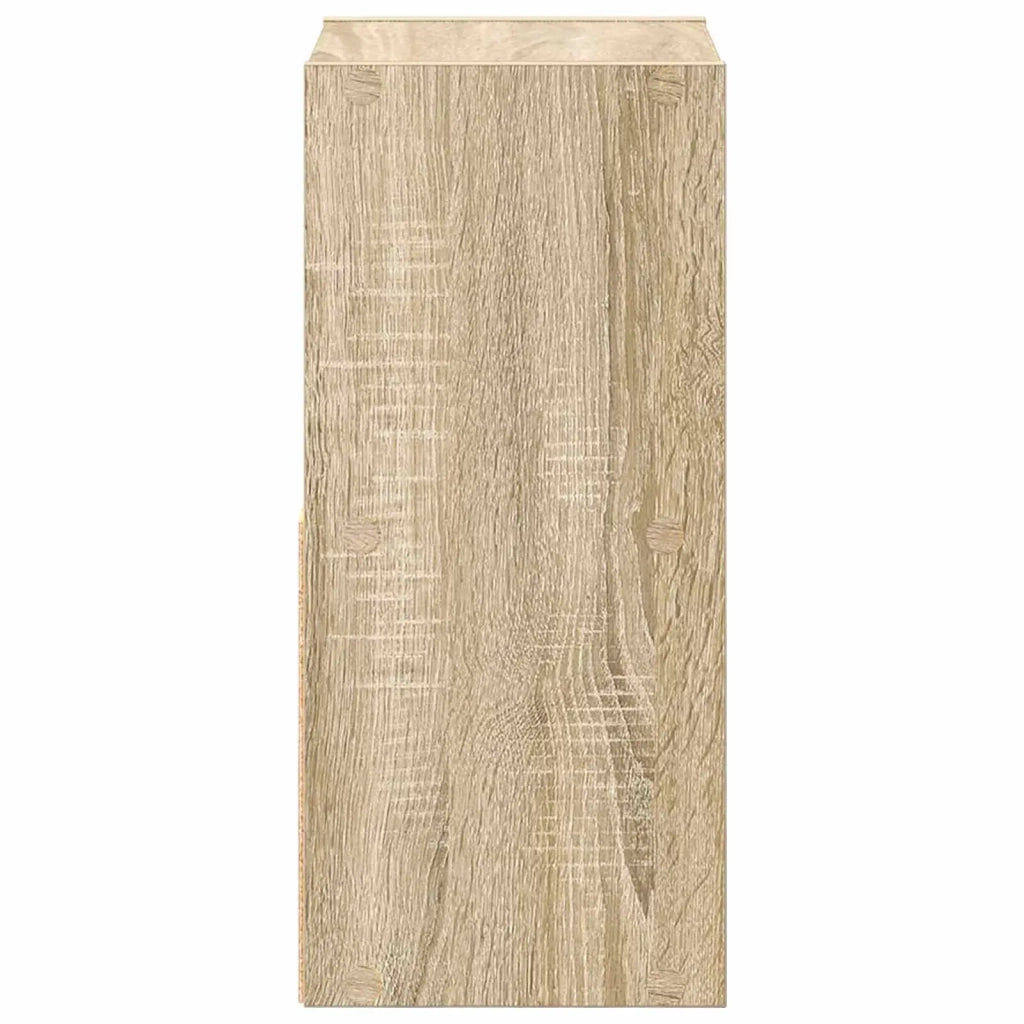 Comodino con cassetto 2 pcs Rovere Sonoma 25,5 x 22 x 49,5 cm