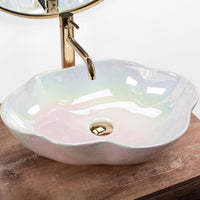 Lavabo Da Appoggio Rea Akoya Pearl