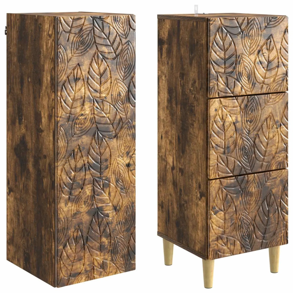 Set di armadi 2 pcs Rovere Fumo 33 x 34,5 x 90 cm 3416732
