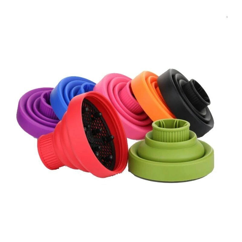 Diffusore universale per phon asciugacapelli in silicone pieghevole Art. 360