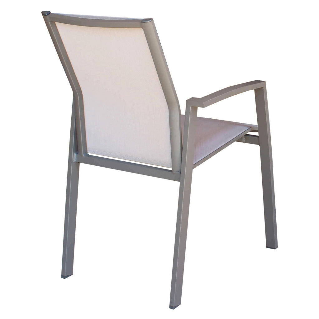 Poltrona da Giardino in Alluminio Textilene cm 57x61x89 - DREW