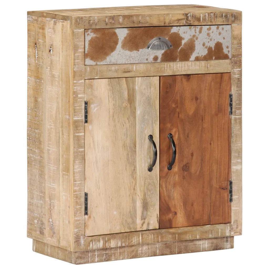 Credenza 60x30x75 cm in Legno Massello di Mango