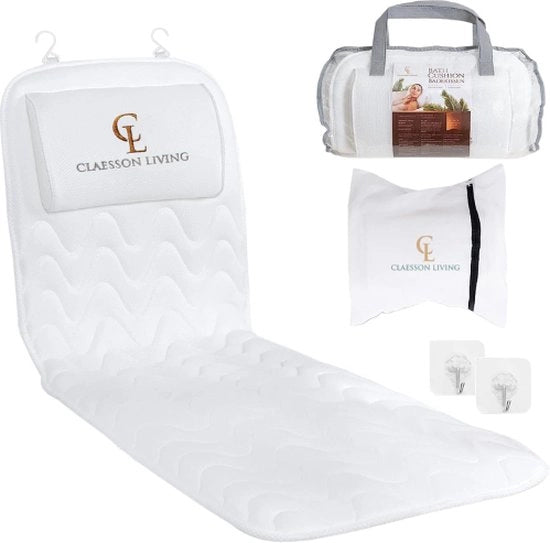 Cuscino da Bagno - Cuscino da Bagno Bianco - Cuscino per Bagno - Cuscini da Bagno - Cuscino per Nek - Cuscini da Bagno per Interno - Cuscino per Bagno - Piastra da Bagno per Adulti - Piastra da Bagno Regolabile - Piastra da Bagno per Interno per Anziani