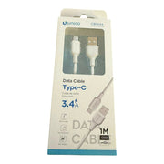CAVO USB A USB - C DA 1 METRO COLORE BIANCO