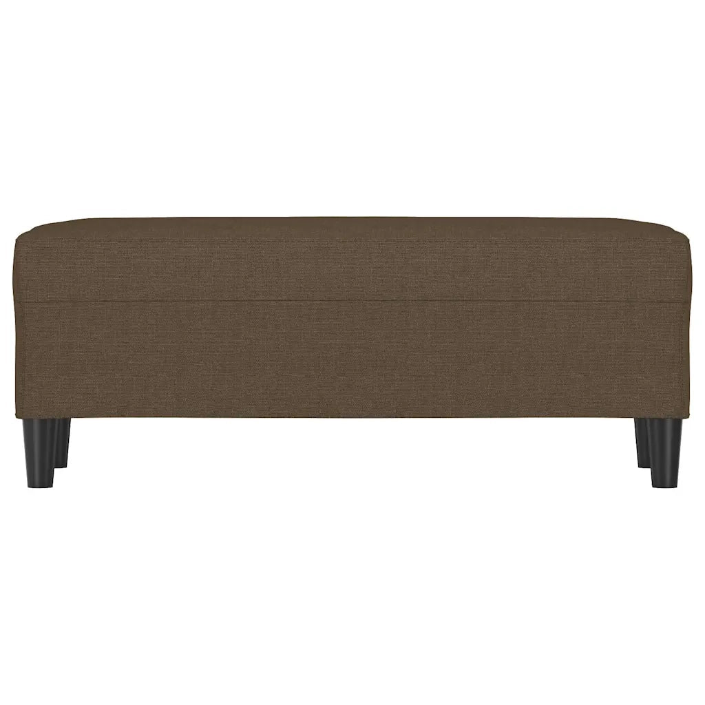 Panca Marrone 100x35x41 cm in Tessuto