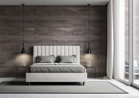 Letto Matrimoniale 160x200 cm con Rete Agueda Bianco