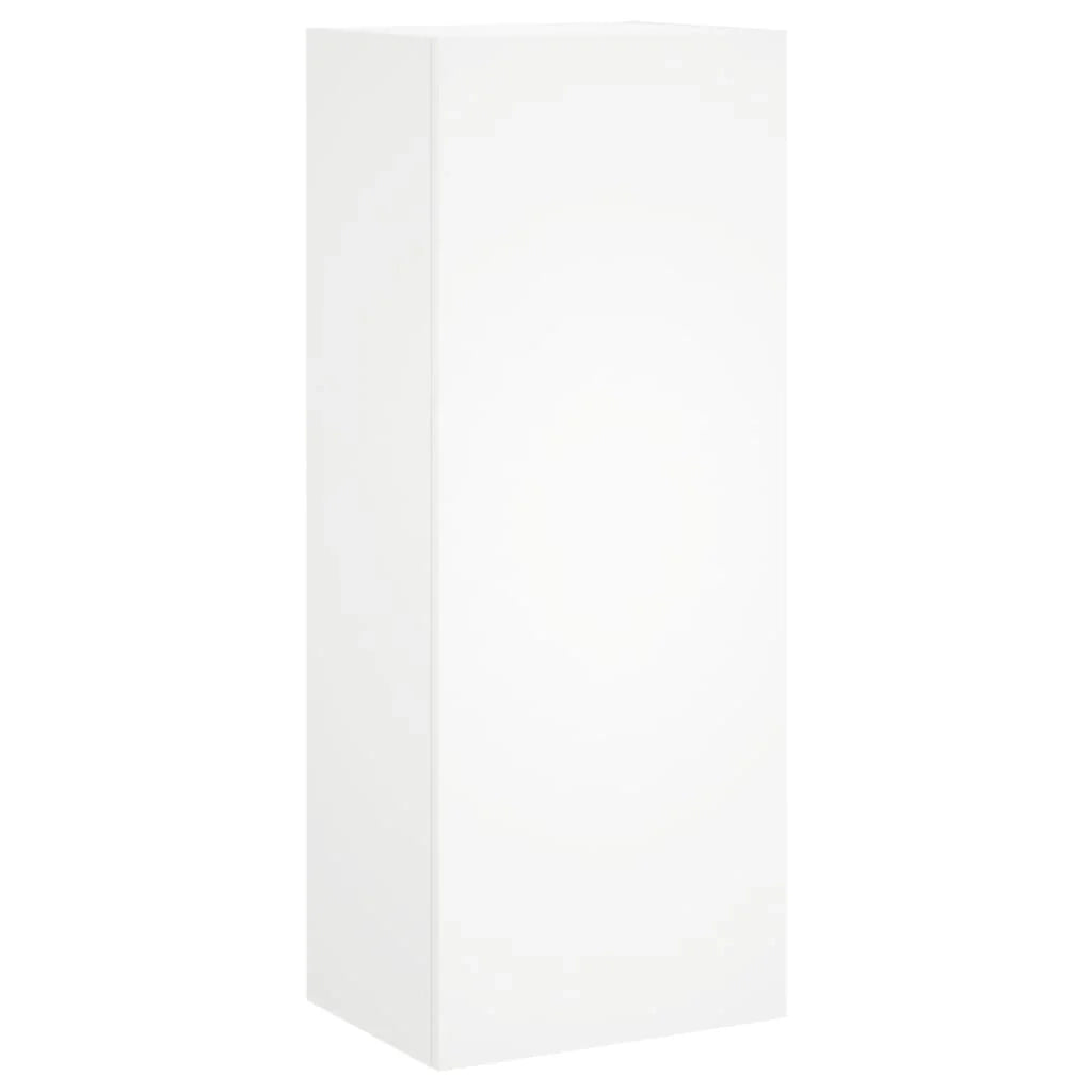 Mobile TV multimediale scaffale TV credenza mobile TV per sala da pranzo soggiorno camera da letto 4 pezzi legno ingegnerizzato bianco 02_0029232