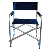 SEDIA REGISTA IN ALLUMINIO BLU