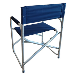 SEDIA REGISTA IN ALLUMINIO BLU