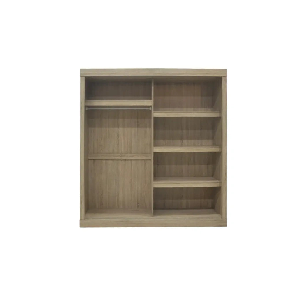 Armadio MILS – 2 porte scorrevoli – Rovere Sonoma – Stile scandinavo
