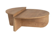 Tavolino da caffè in legno "Orion" - 90 x 60 x 30 cm - Rovere miele