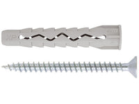 tassello xp con vite in blister 4 pz. mm. 10x65 cod:ferx.vit29720