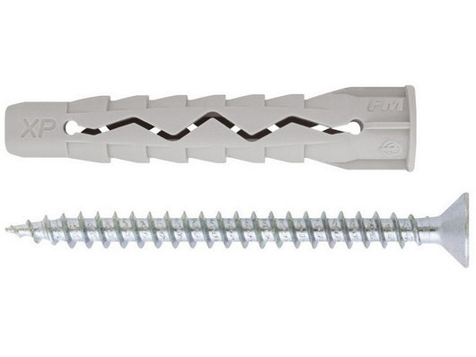 tassello xp con vite 50 pz. mm. 10x65 cod:ferx.vit28138