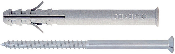 tassello tup con vite pozidrive 50 pz. mm. 10x115 cod:ferx.vit28156