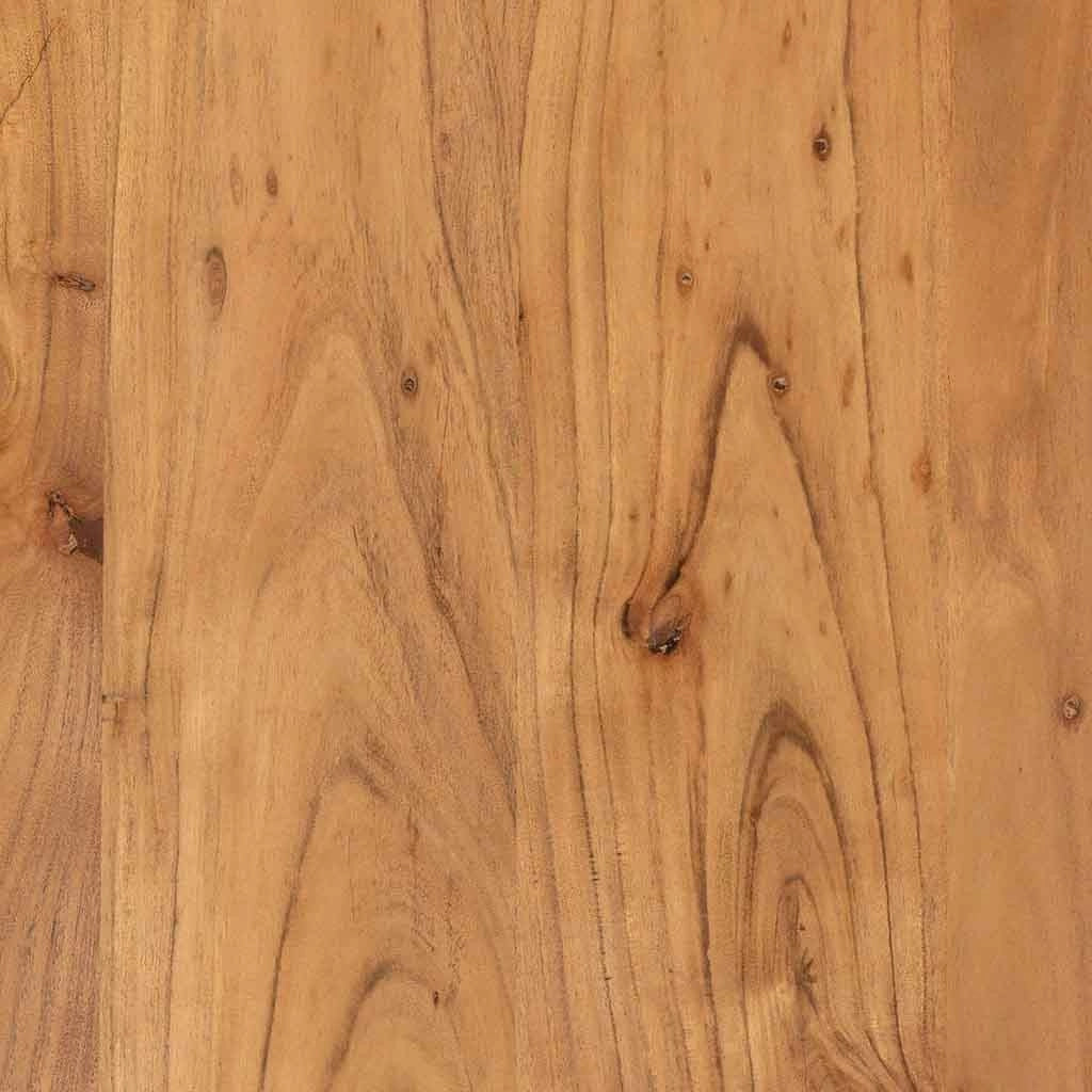 Tavolo da pranzo in legno marrone chiaro 150x150x77h cm