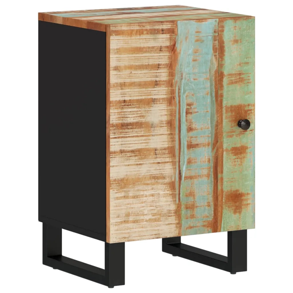 vidaXL Set Mobili da Bagno 4 pz in Legno Massello di Recupero