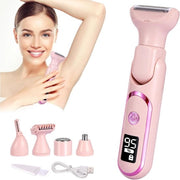 Rasatrice per donne - rasatrici per bikini - trimmer per corpo - raschiatrice elettrica - impermeabile - adatta per uso in acqua e a secco - adatta per zone intime, gambe, viso, naso, sopracciglia e corpo