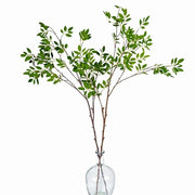 Piantine artificiali con steli verdi, 120cm, steli e foglie di pianta artificiale, rami di ficus verde, steli di pianta verde per casa, ufficio, hotel, vaso, decorazione di giardino, 2 pezzi