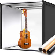 Tenda di luce 80x80x80cm, studio fotografico portatile con 3 diverse sfondi