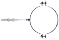 collare per tubi rain 2 pz.  zincato bianco ï tubo mm.100 cod:ferx.vit28010