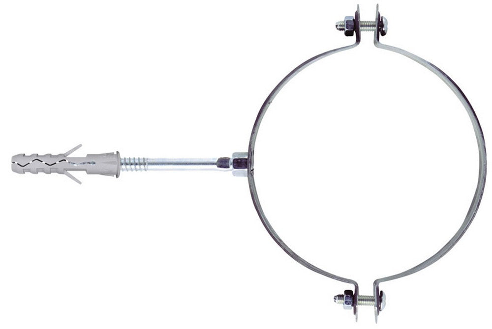 collare per tubi rain 2 pz.  zincato bianco ï tubo mm. 80 cod:ferx.vit28009