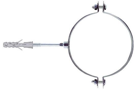 collare per tubi rain 2 pz.  zincato bianco ï tubo mm. 80 cod:ferx.vit28009