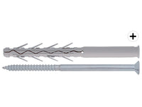 tassello tup4 con vite pozidrive 50 pz. mm.10x160 cod:ferx.vit40130