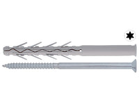 tassello tup4 con vite torx  50 pz. mm. 8x100 cod:ferx.vit40132