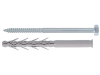 tassello tup4 con vite testa esagonale  100 pz. mm.10x85 cod:ferx.vit40278