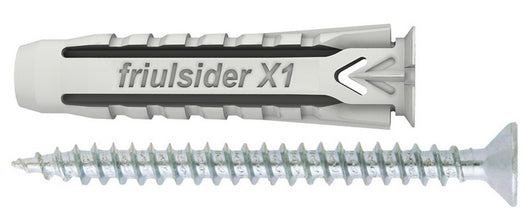 tassello universale x1 evo con vite  50 pz. mm.  8x40 cod:ferx.vit50515