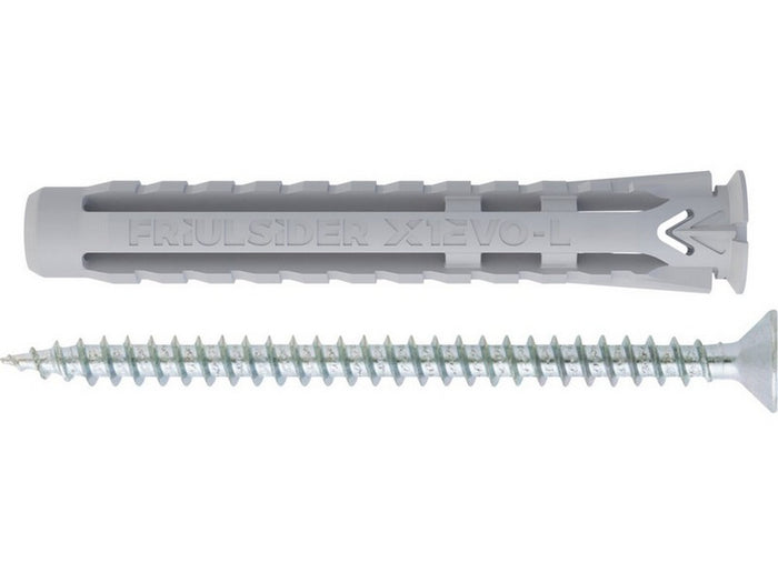 tassello universale x1 evo-l con vite  100pz. mm. 6x50 cod:ferx.vit50517