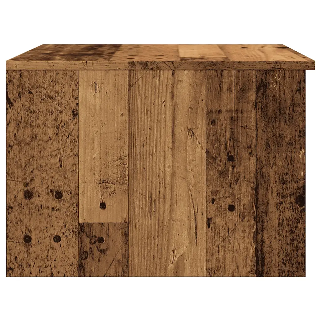 Tavolino da Salotto-Tavolino da soggiorno-Tavolo Legno Antico 50x50x36 cm Legno Multistrato