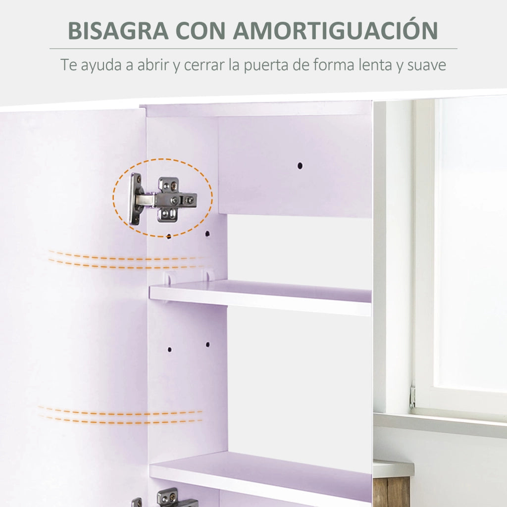Armadio con Specchio ¨C Zephmum ¨C Lilla 80x15x60 cm
