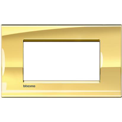 Living Light - Placca 4P Oro freddo - LNA4804OA
