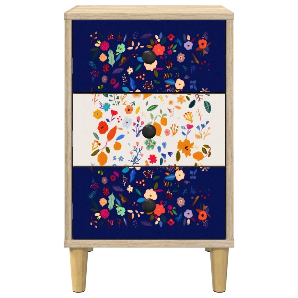 Armadio da Notte MAINZ 2 pz Rovere Sonoma 36 x 33 x 60 cm 8007300