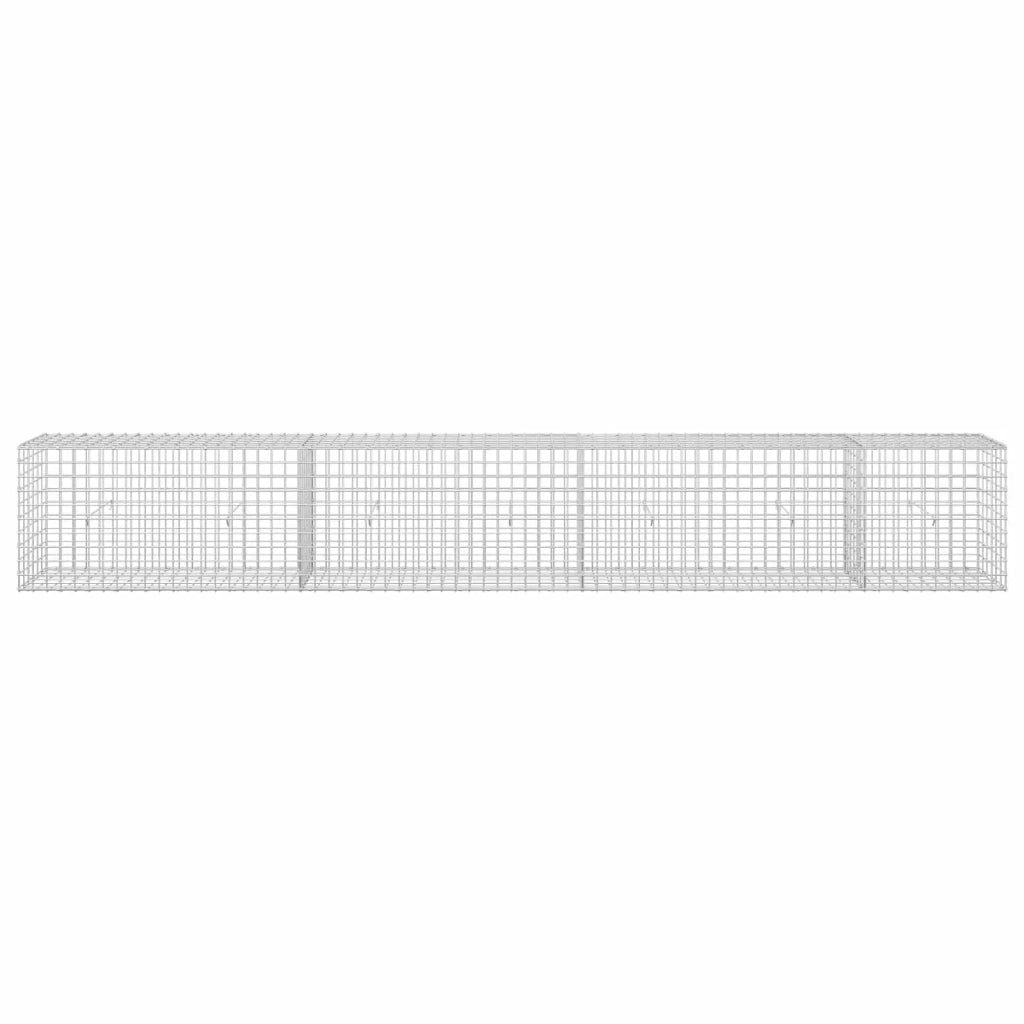 Gabione con filo da 5 mm e rete da 5x5 cm 350x30x50 cm 3464137