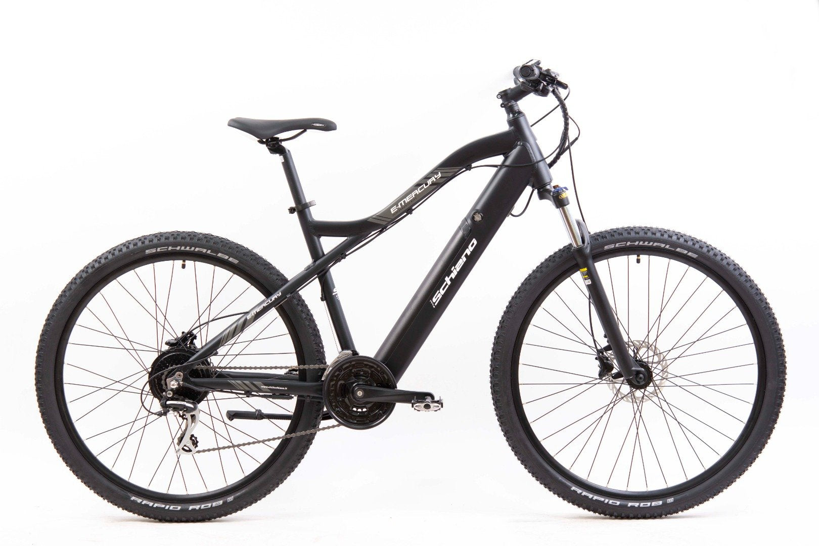 F.LLI SCHIANO E-MERCURY 29''E-Bike MTB, Bicicletta Elettrica Mountainbike con Motore 250W e Batteria 36V 11,6Ah estraibi
