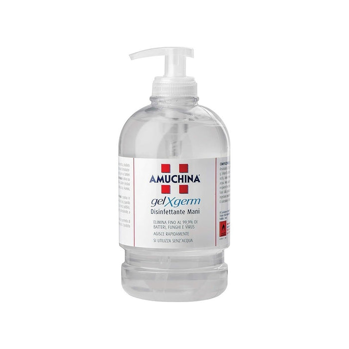 Gel Xgerm 74% Disinfettante Mani Antisettico contro Virus e Batteri | Amuchina, Confezione da 500ml