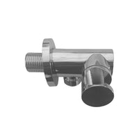 Supporto per doccia con presa acqua integrata, stile tondo in ottone pesante