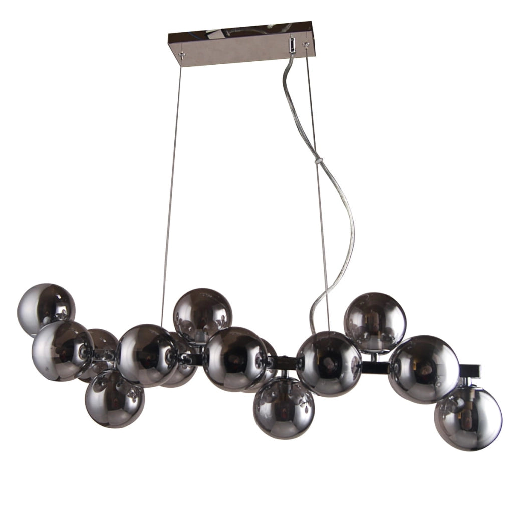 Lampadario Italux Marbelio moderno cromato 16xG9 PND-6161-16