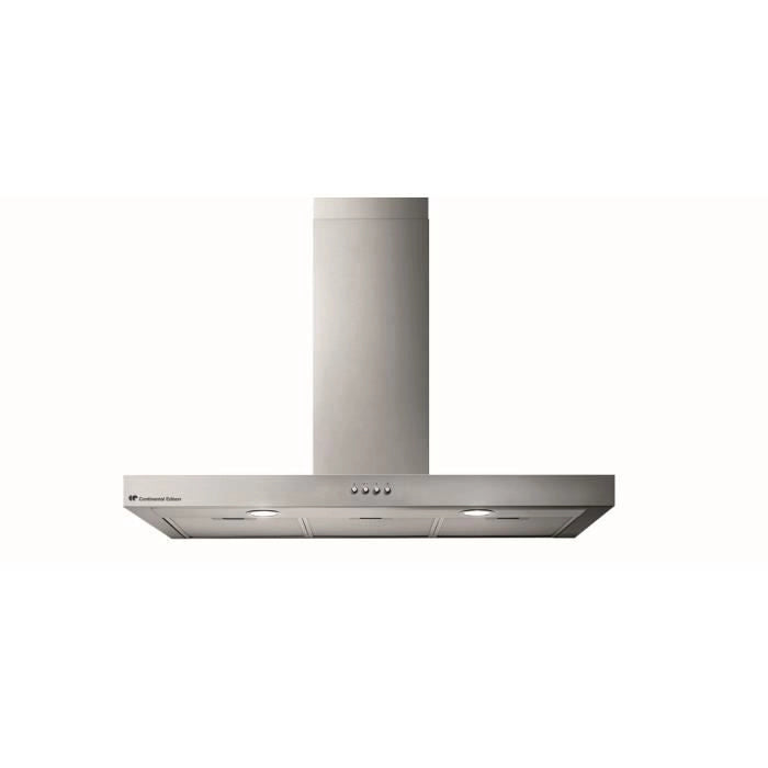 Cappa decorativa in acciaio inox CONTINENTAL EDISON CEHD9058S - 90 cm
