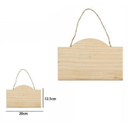 Trade Shop - Decorazione In Legno Decoupage Da Appendere Con Corda Insegna 20 X 12.5cm 74200a -